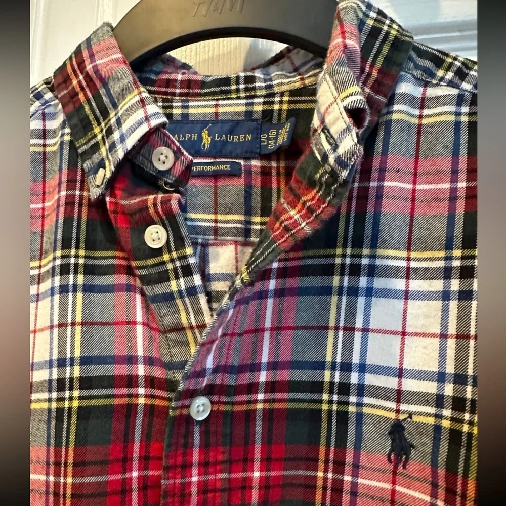 Ralph Lauren Performance Plaid Shirt BOYS